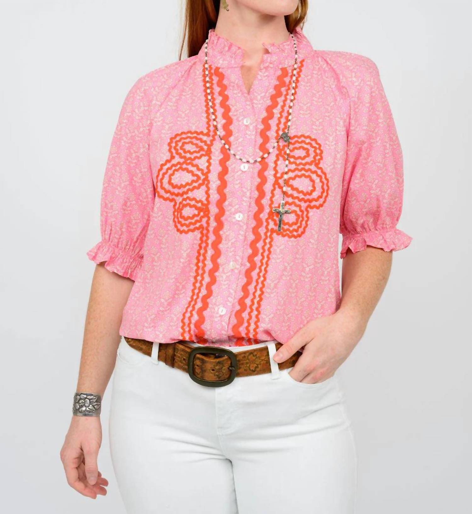 Ivy Jane - Rosalinda Button Front Blouse
