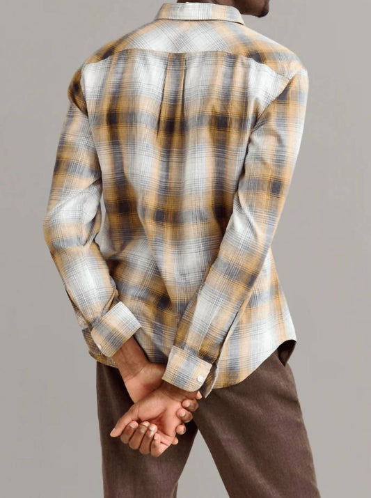 Billy Reid - Melange Shadow Plaid John T Shirt