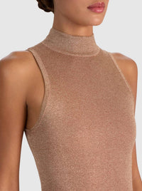 Alice + Olivia - Darcey Metallic Tank Top