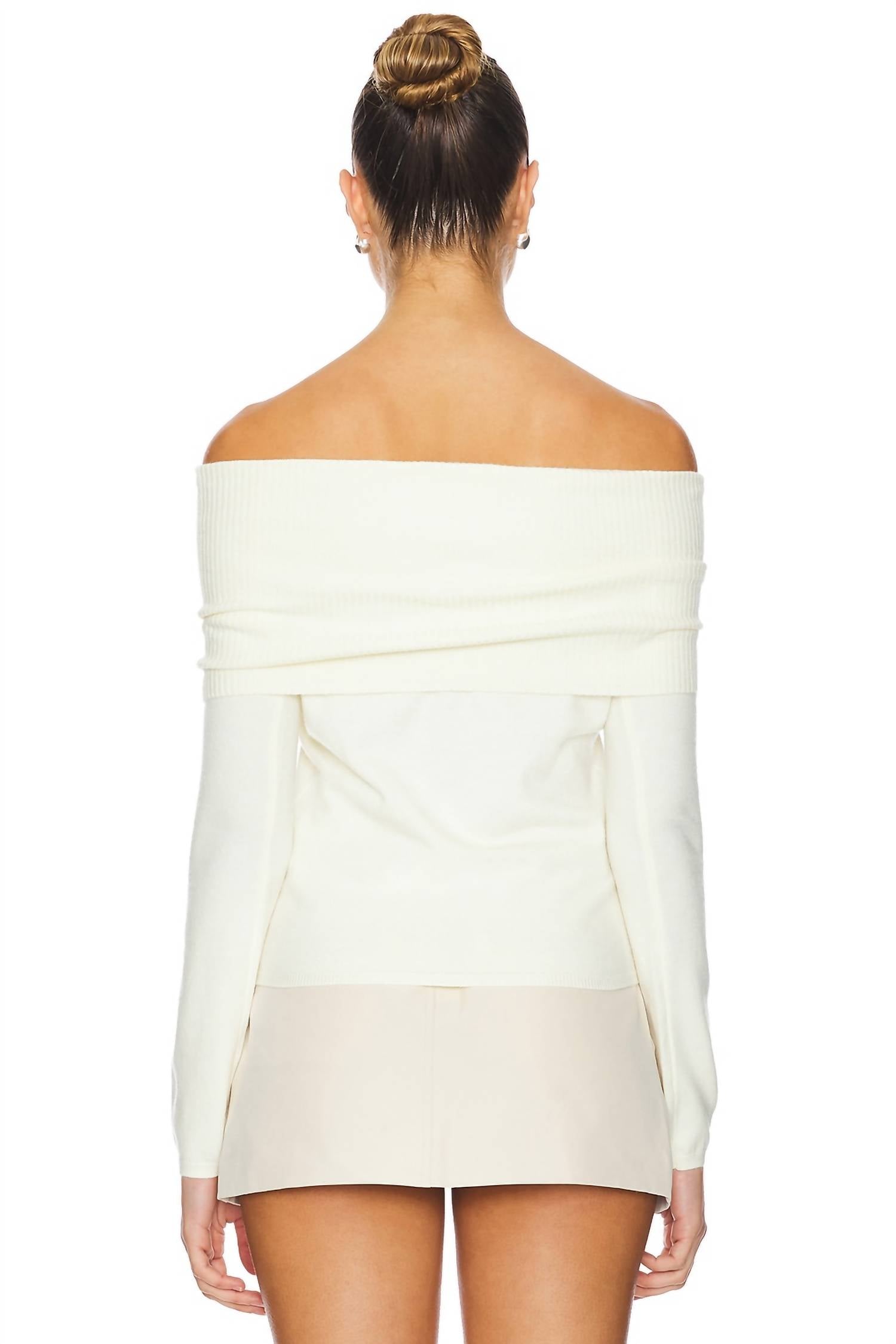 John + Jenn - Damon Off Shoulder Sweater