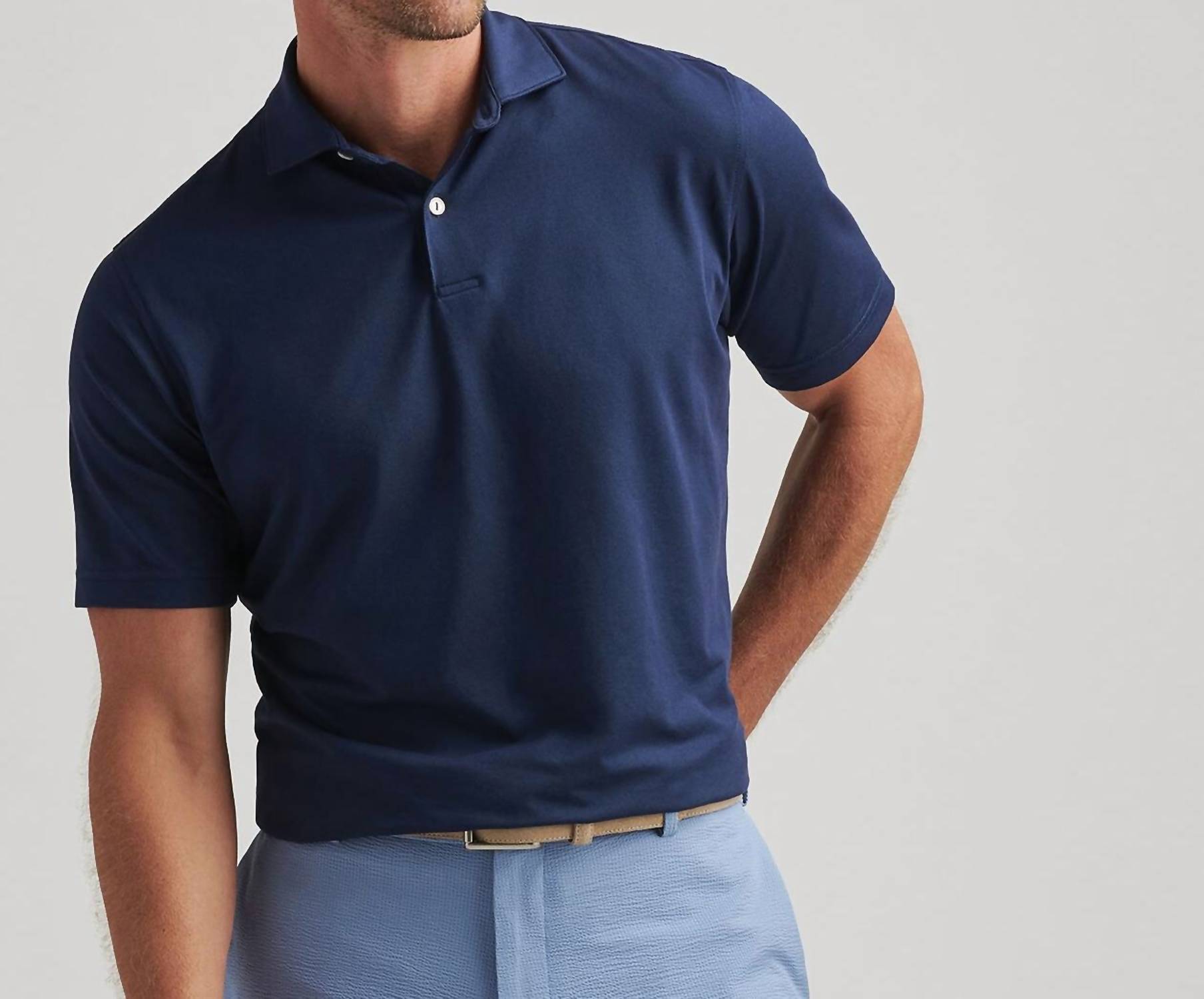 Peter Millar - Albatross Cotton Blend Pique Polo