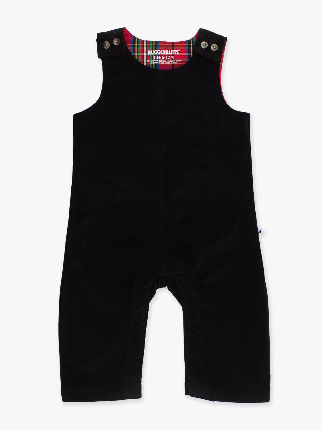 Rufflebutts - Baby Boys Stretch Corduroy Longall Romper