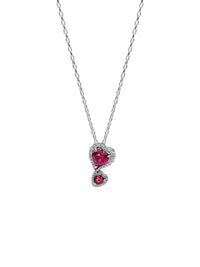 Pandora - Halo Hearts Pendant Necklace