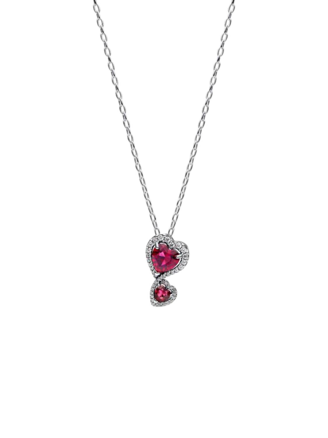 Pandora - Halo Hearts Pendant Necklace