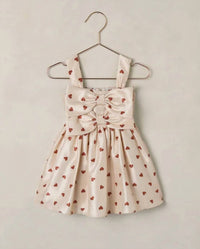 Rylee + Cru Girls Cindy Hearts Dress in pearl - kids' dress - alternate view