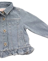 Rufflebutts - Girls Denim Ruffle Jacket