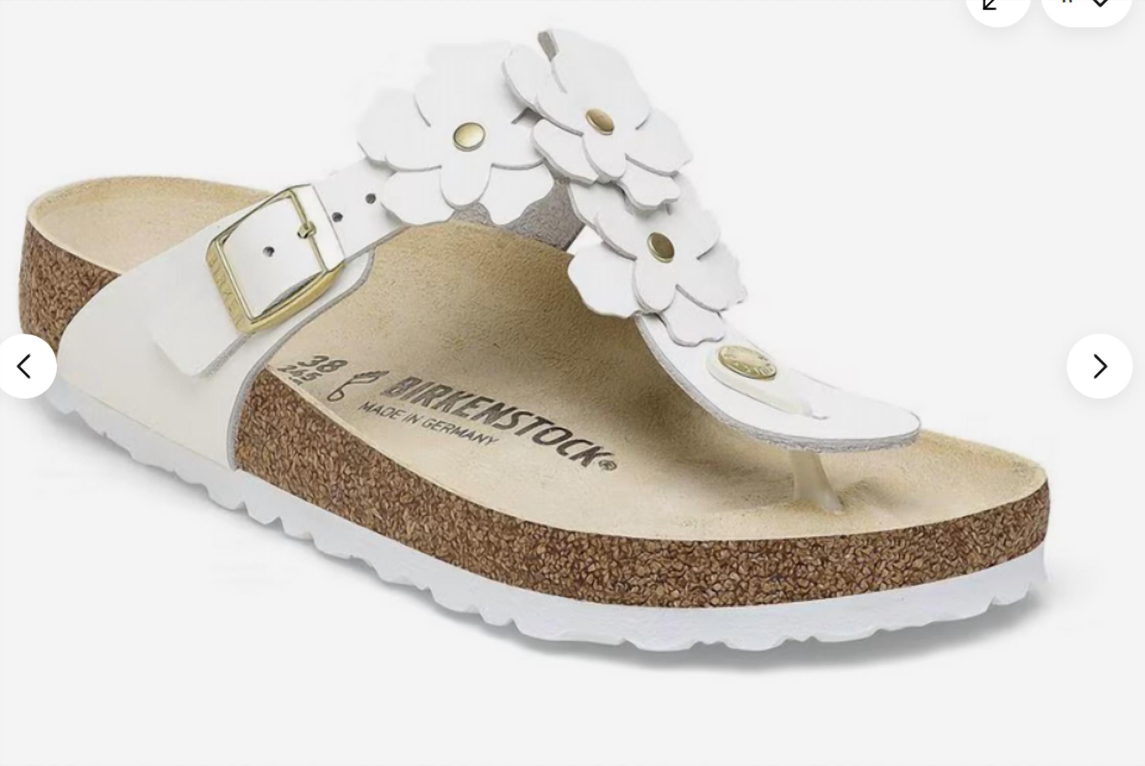 Birkenstock - Women's Gizeh Flower Embellishment Sandal