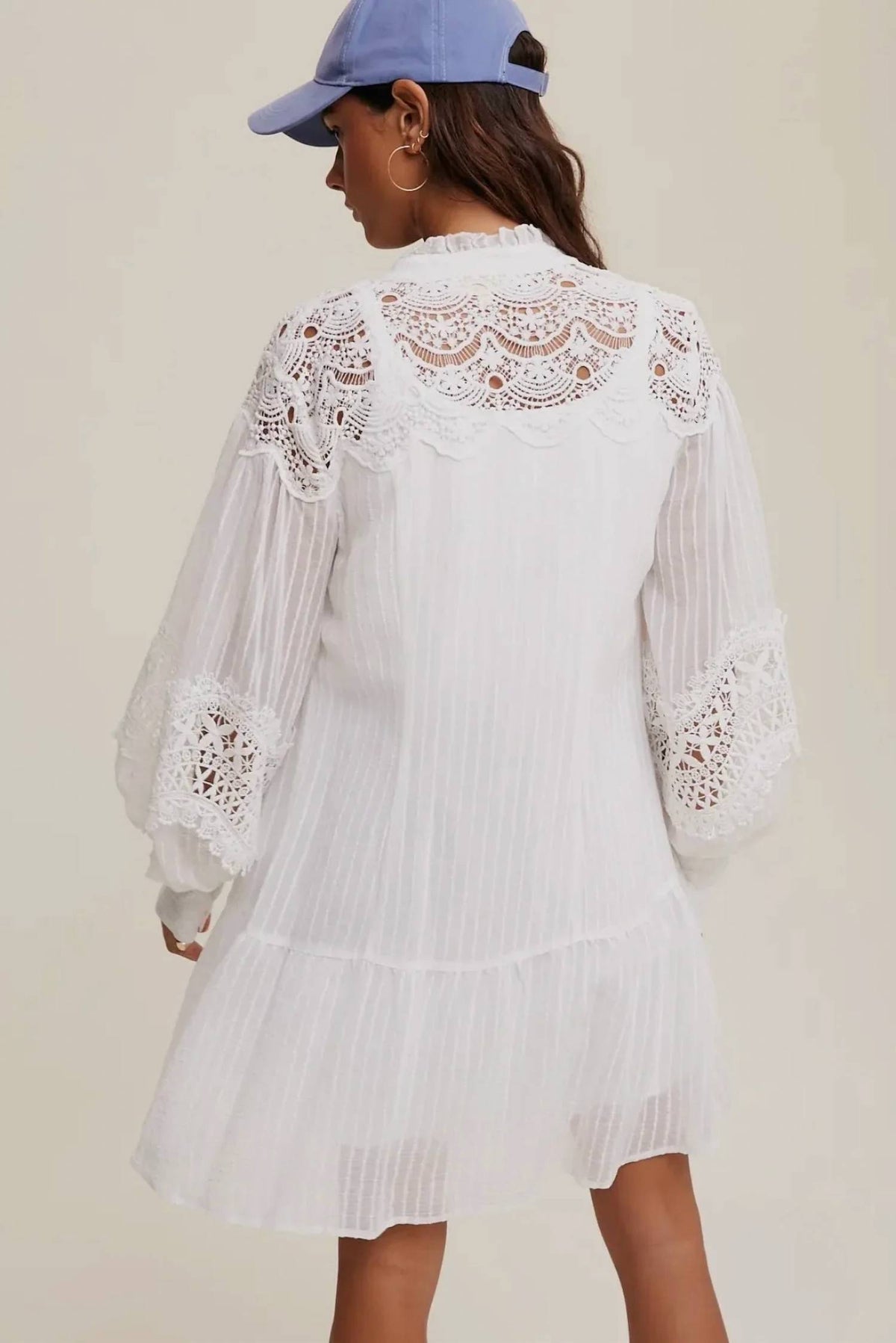 Listicle - Enchanted Lace Mini Dress