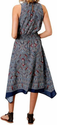 Roper - Tribal Border Print Western Dress