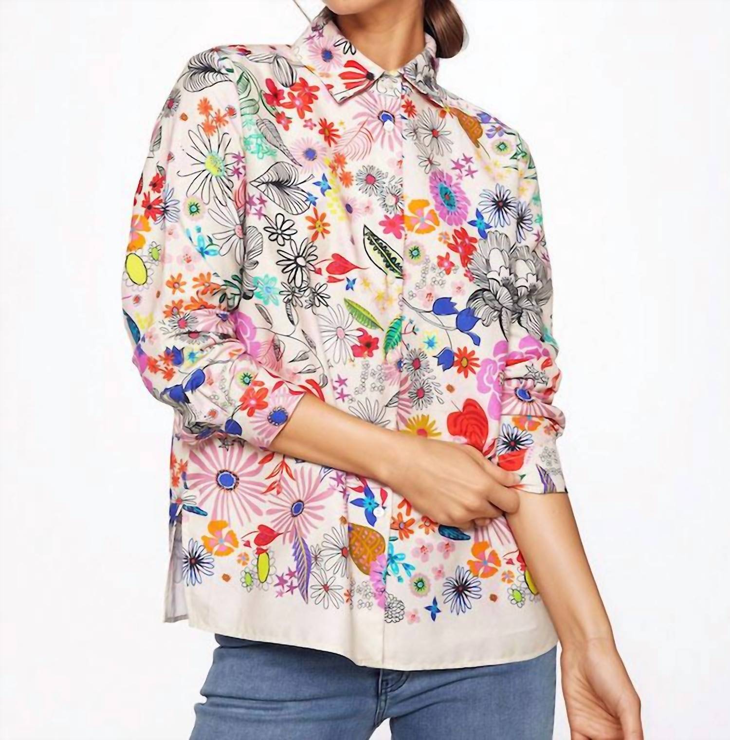 Vilagallo - Irina Love print Blouse