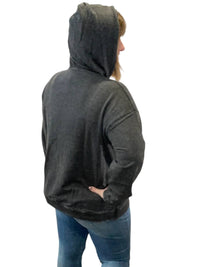 Sew In Love - Cross Front Slouchy Hoodie