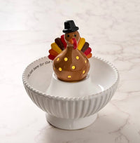 Mudpie - Turkey Pilgram Light Up Sitter