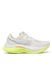 SAUCONY Women's Endorphin Speed 4 Shoe in white sunny - women's shoe - detail view