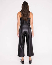 Ripley Rader - CROPPED VEGAN LEATHER STRAIGHT LEG PANT
