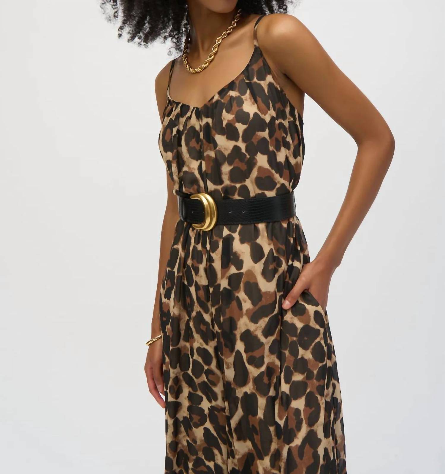 Joseph Ribkoff - Leopart Print Jumpsuit