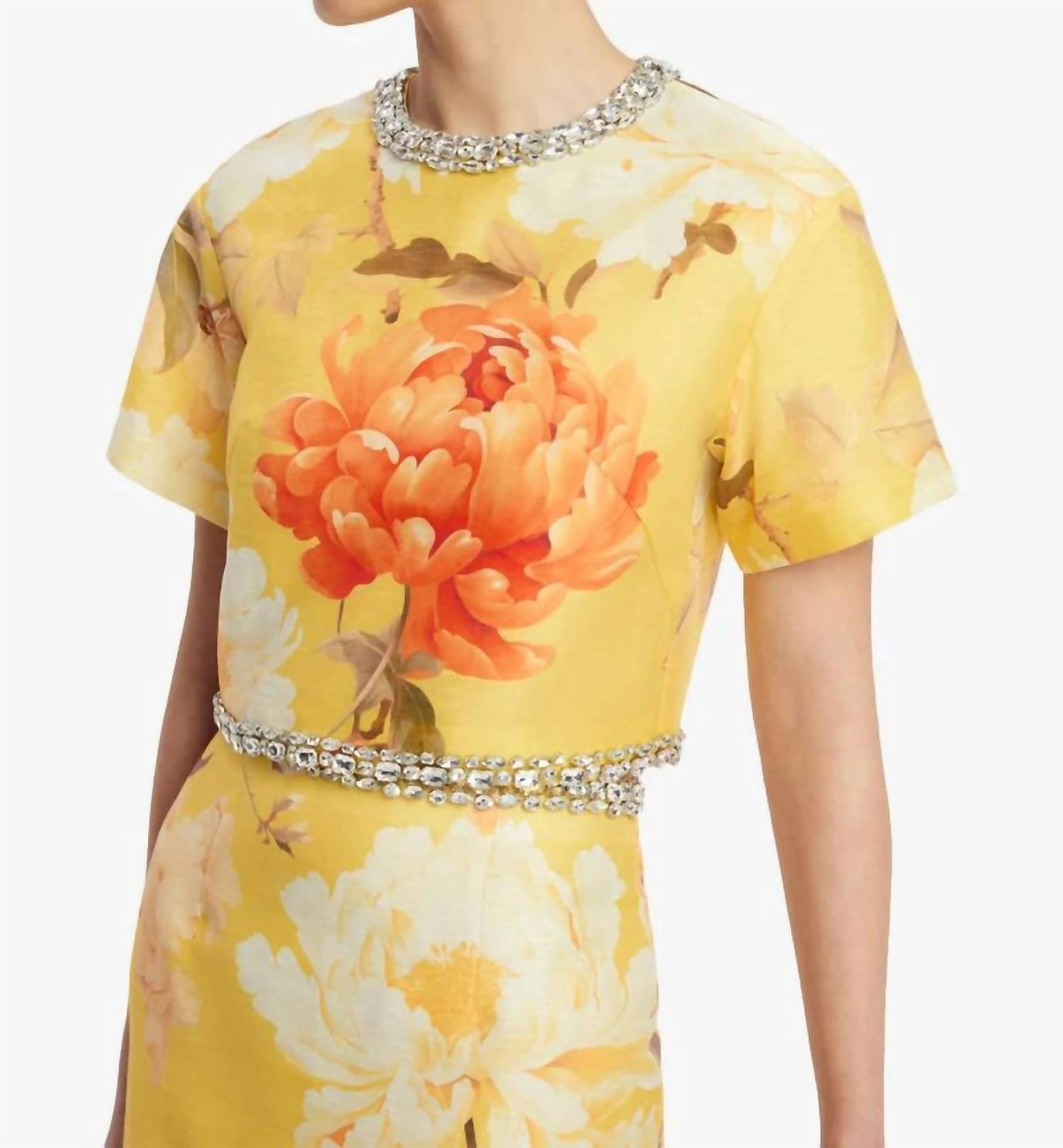 Leo Lin - Indie Embellished Sleeve Top