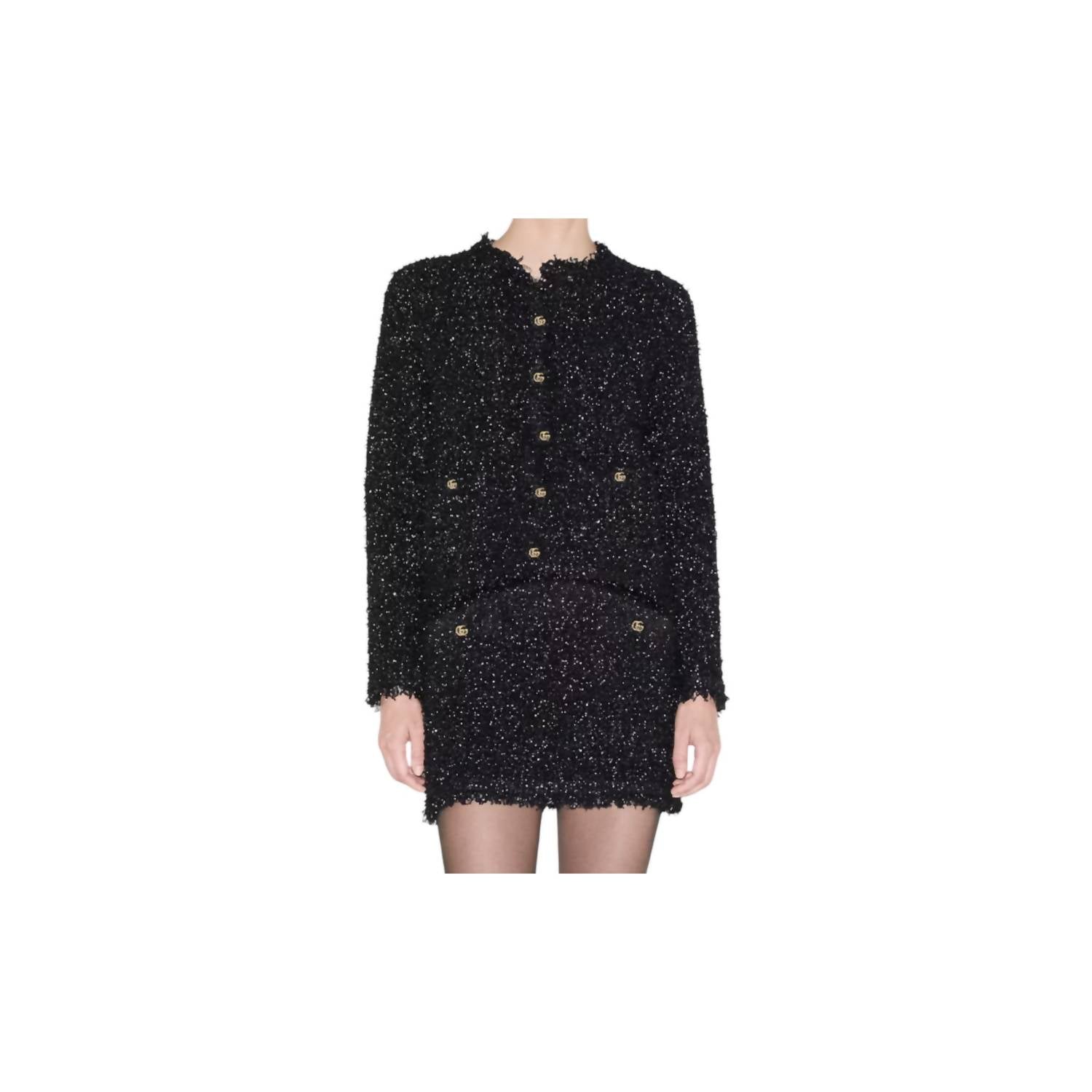 Gucci - Lame woven cardigan