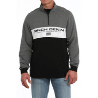 Cinch - Colorblock Quarter-zip Pullover Sweater