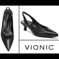 VIONIC WOMEN'S ZIVA HEELS in black - women's heels - alternate view