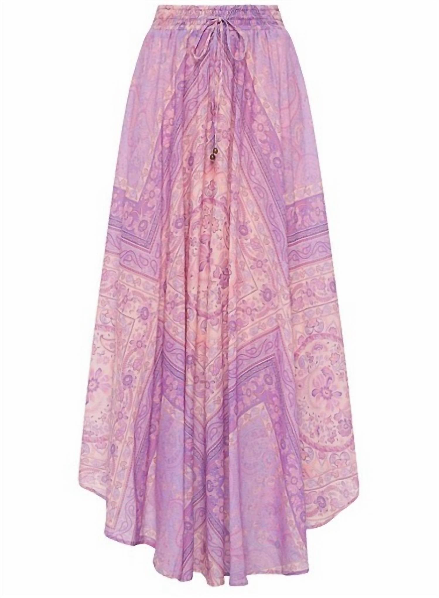 FARRAH HALF MOON SKIRT