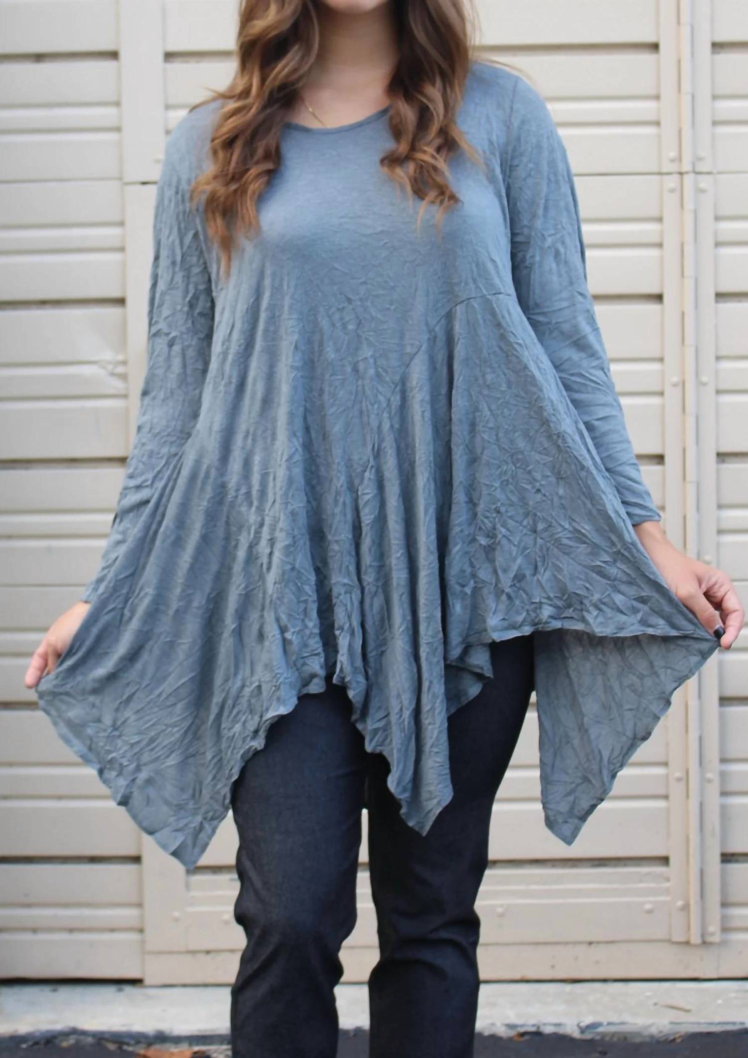 Comfy Usa - Dee Crinkle Top