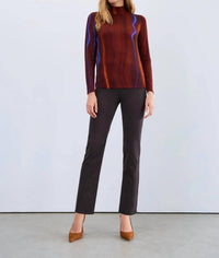 Fdj - Long Sleeve Mock Neck Top