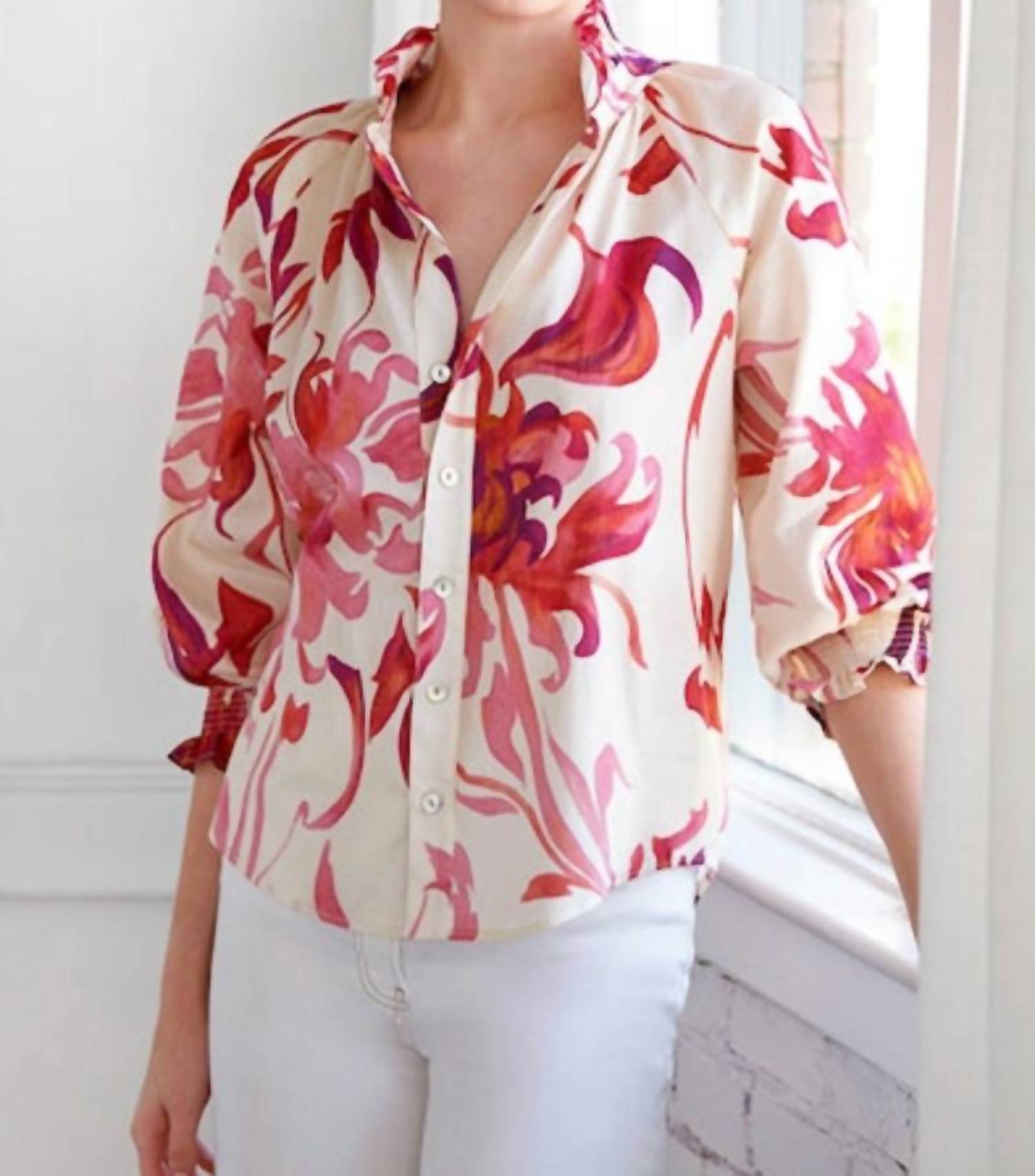 Finley - Kyoto Floral Fiona Shirt