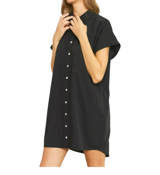 Entro - Button Down Collared Dress