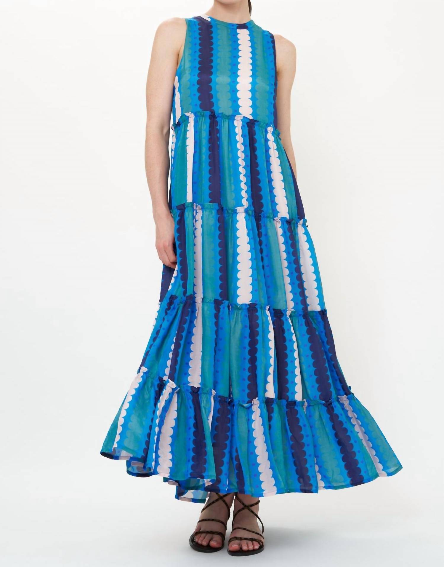 Oliphant - Ruffled Tiered Maxi Dress