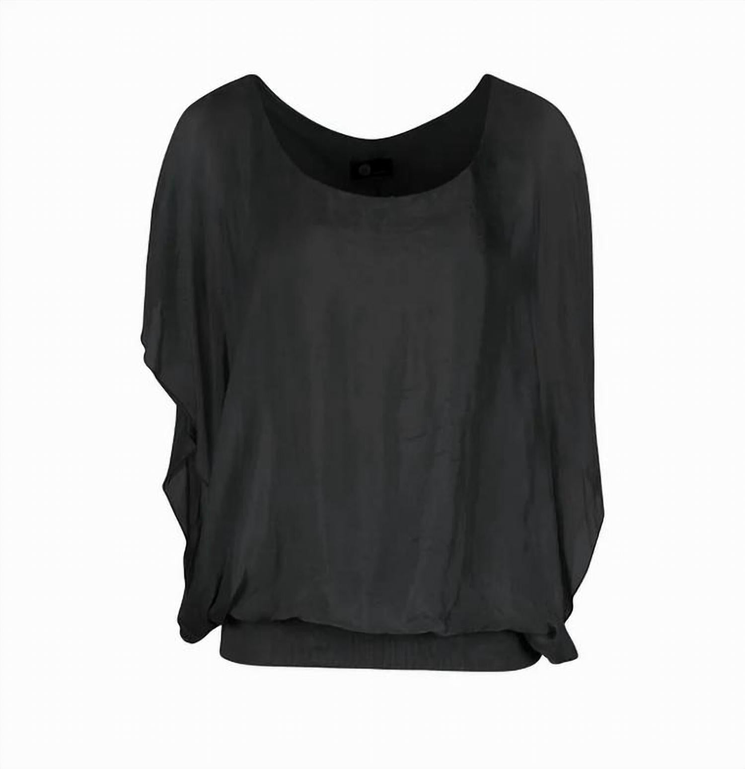 M Made In Italy - Women's Silk Dolman Top