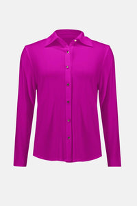 Joseph Ribkoff - Silky Knit Button-front Straight Blouse