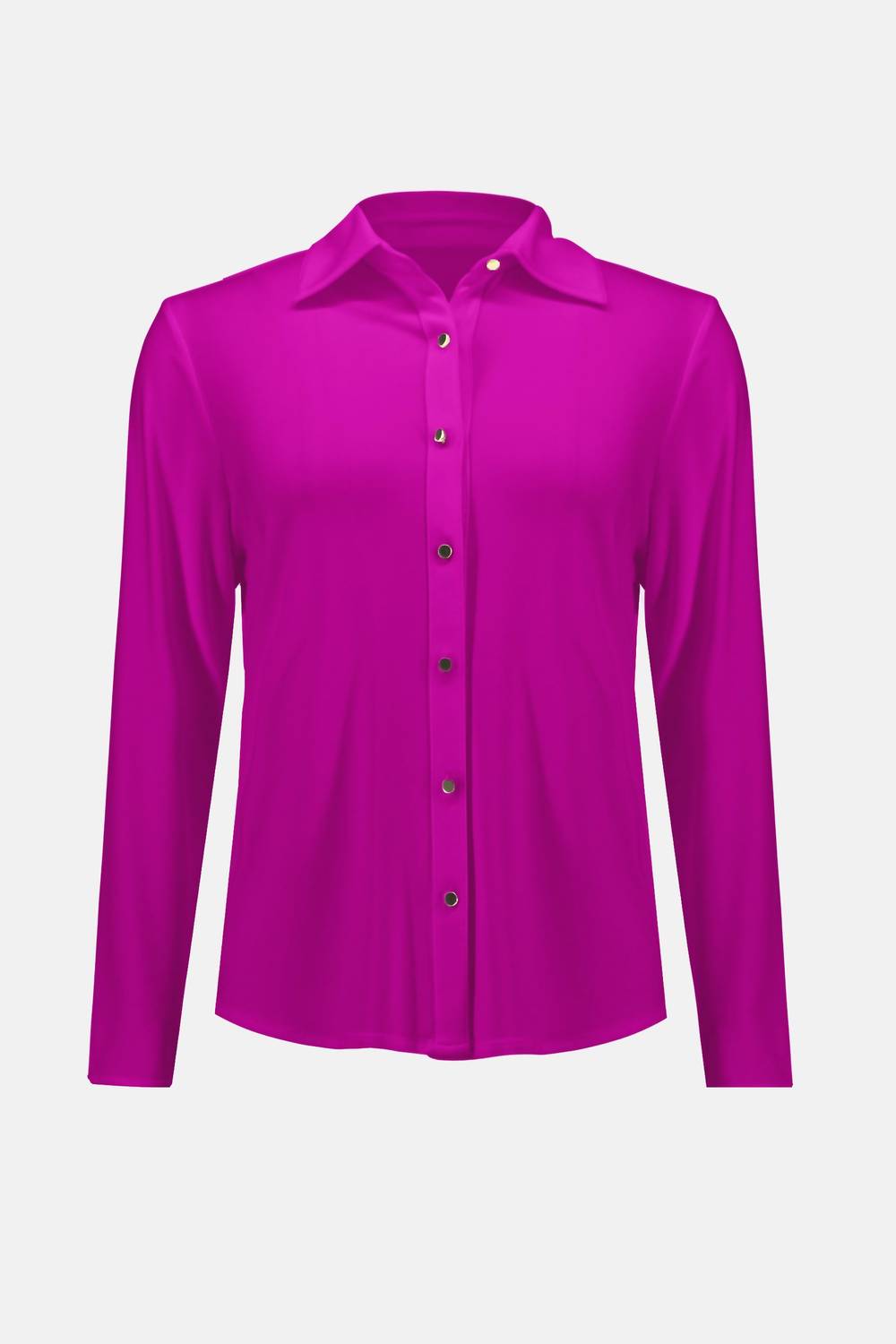 Joseph Ribkoff - Silky Knit Button-front Straight Blouse
