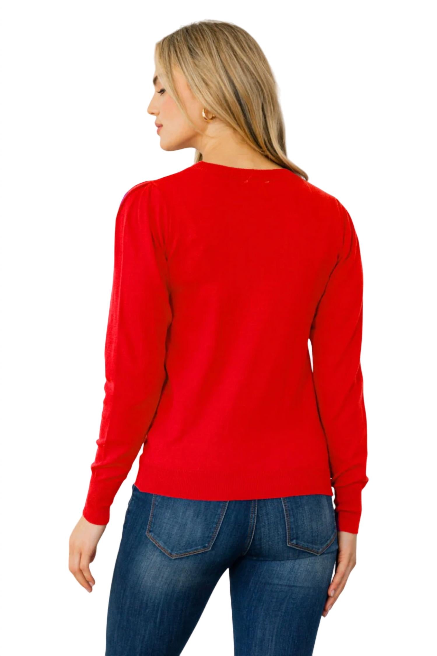 Oddi - Pleated Sleeves Sweater