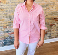Lily Clothing - Astrid Long Dleeve Button Down Shirt
