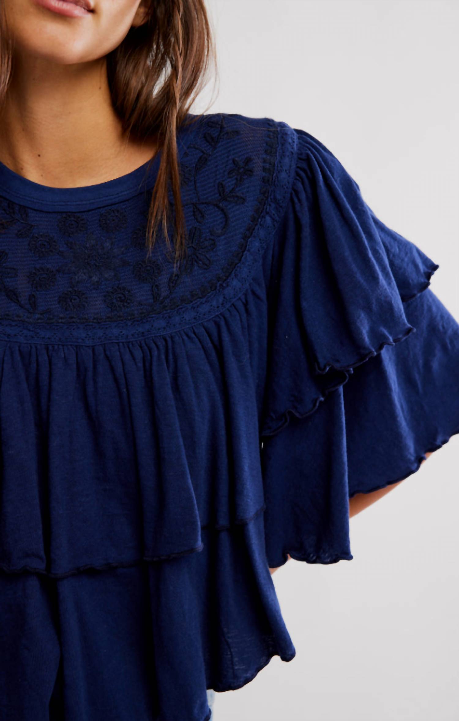 Free People - Rose Party Tee