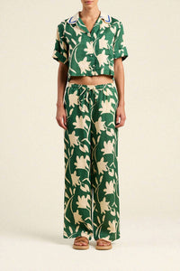 TROVATA Vera Wide Leg Pant in madalena floral - women's pants