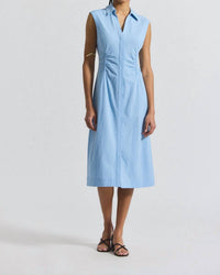 Derek Lam 10 Crosby - Nera Ruched Button Down Dress