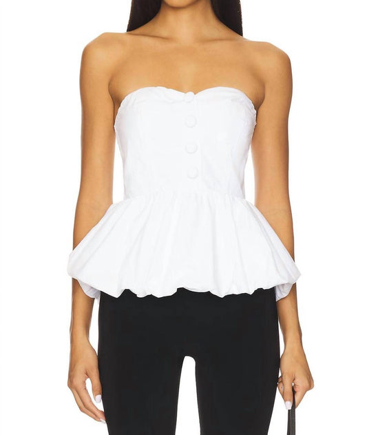 Maude - Mckay Sweetheart Bustier Bubble Top