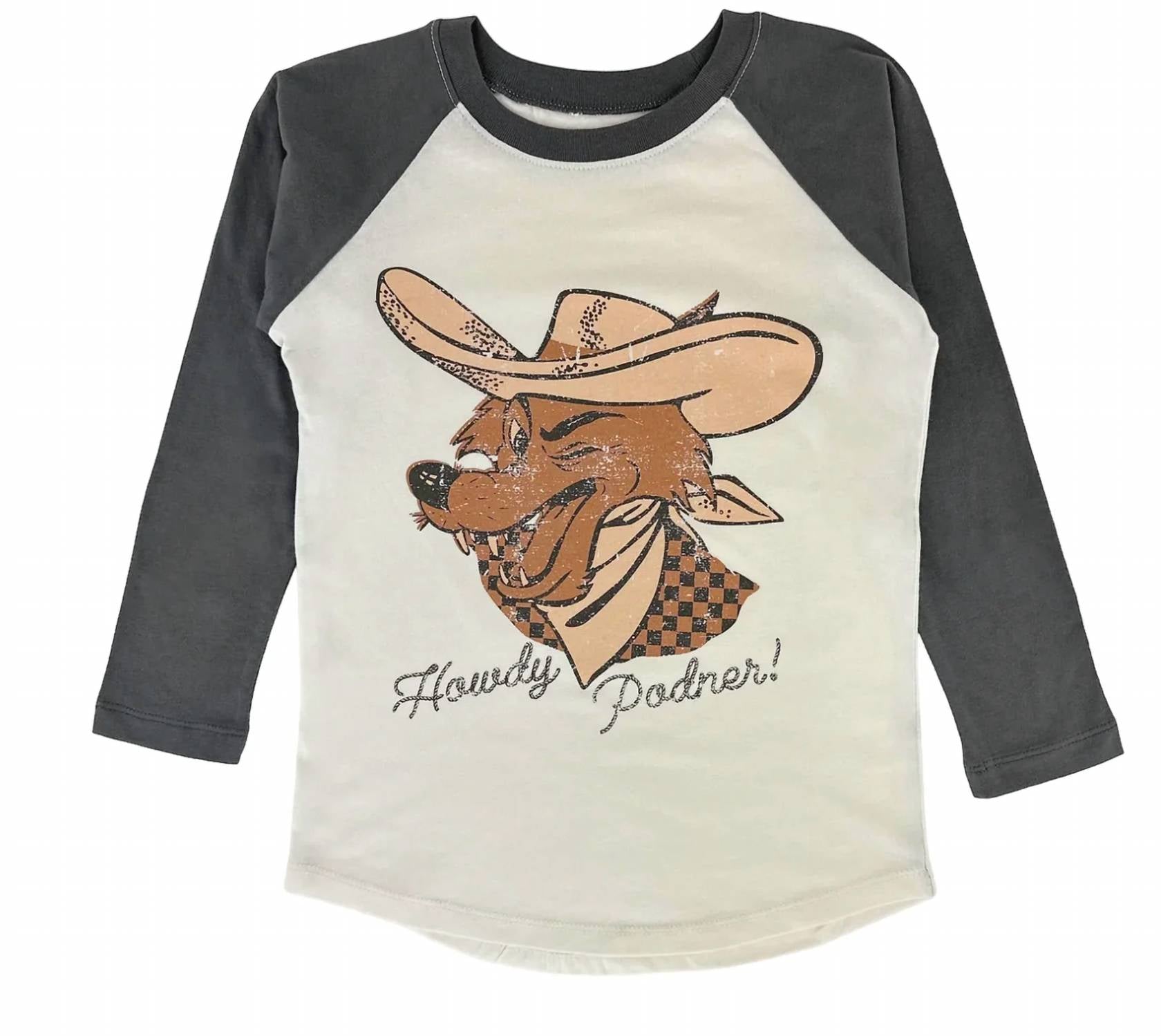 Tiny Whales - Kids' Long Sleeve Raglan Top