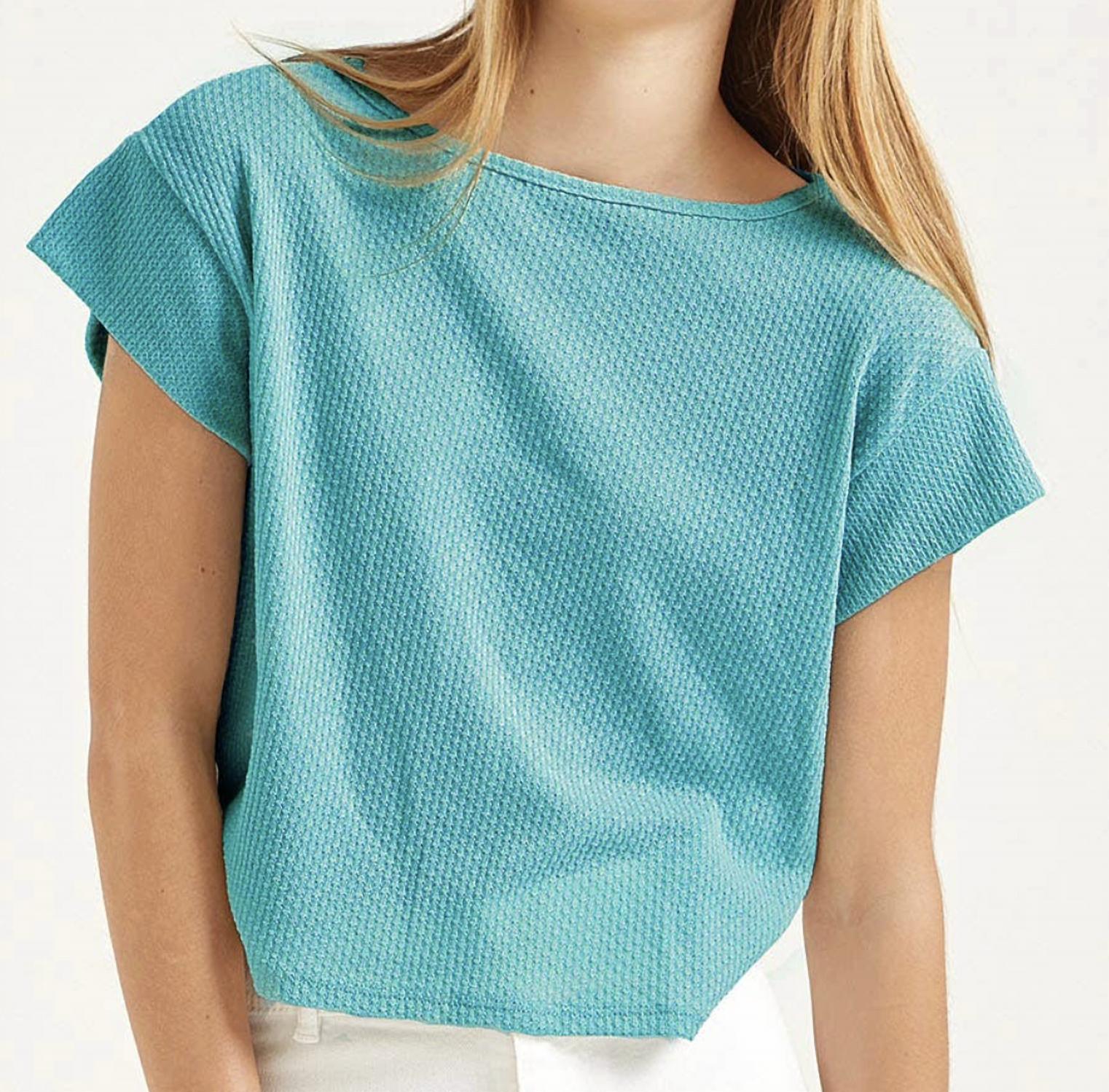 Good Girl - Cap Sleeve Cropped Top