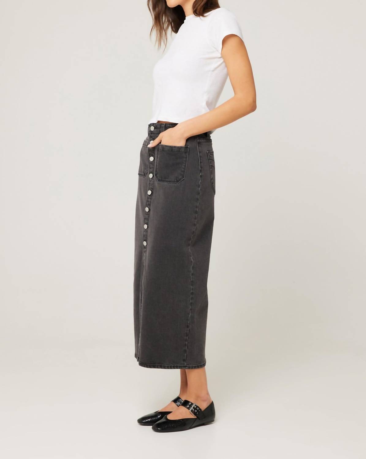 Rolla'S - Sailor Denim Midi Skirt