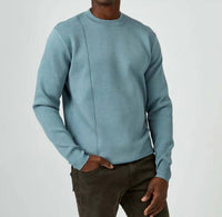 7Diamonds Railay Beach Knit Sweater in duck blue - women's sweater - detail view