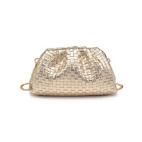 Urban Expressions - Women's Tate Woven Frame Clutch Bag