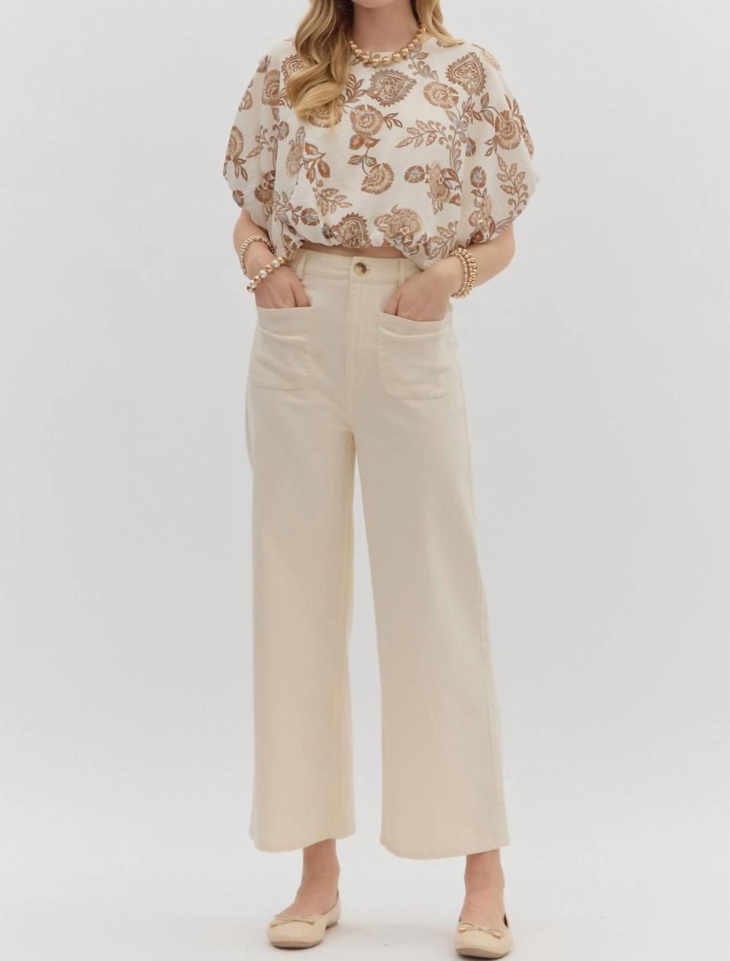 Entro - Brooke Wide Leg Pants
