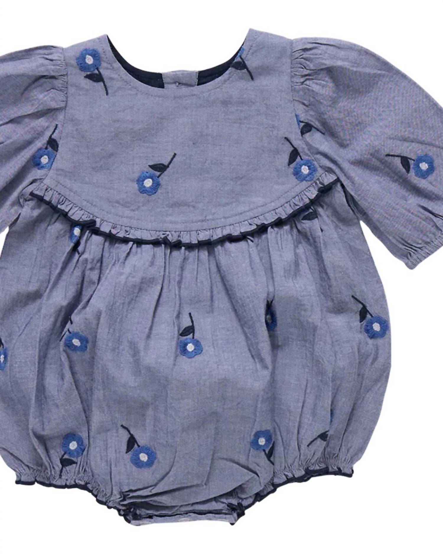 Pink Chicken - Baby Girls Rowan Bubble Romper