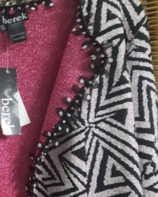 Berek - Women's Knit Geometric Cardigan