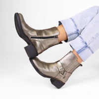 FLY LONDON Women's Mebi Boots in dark gold - women's shoe - view 10