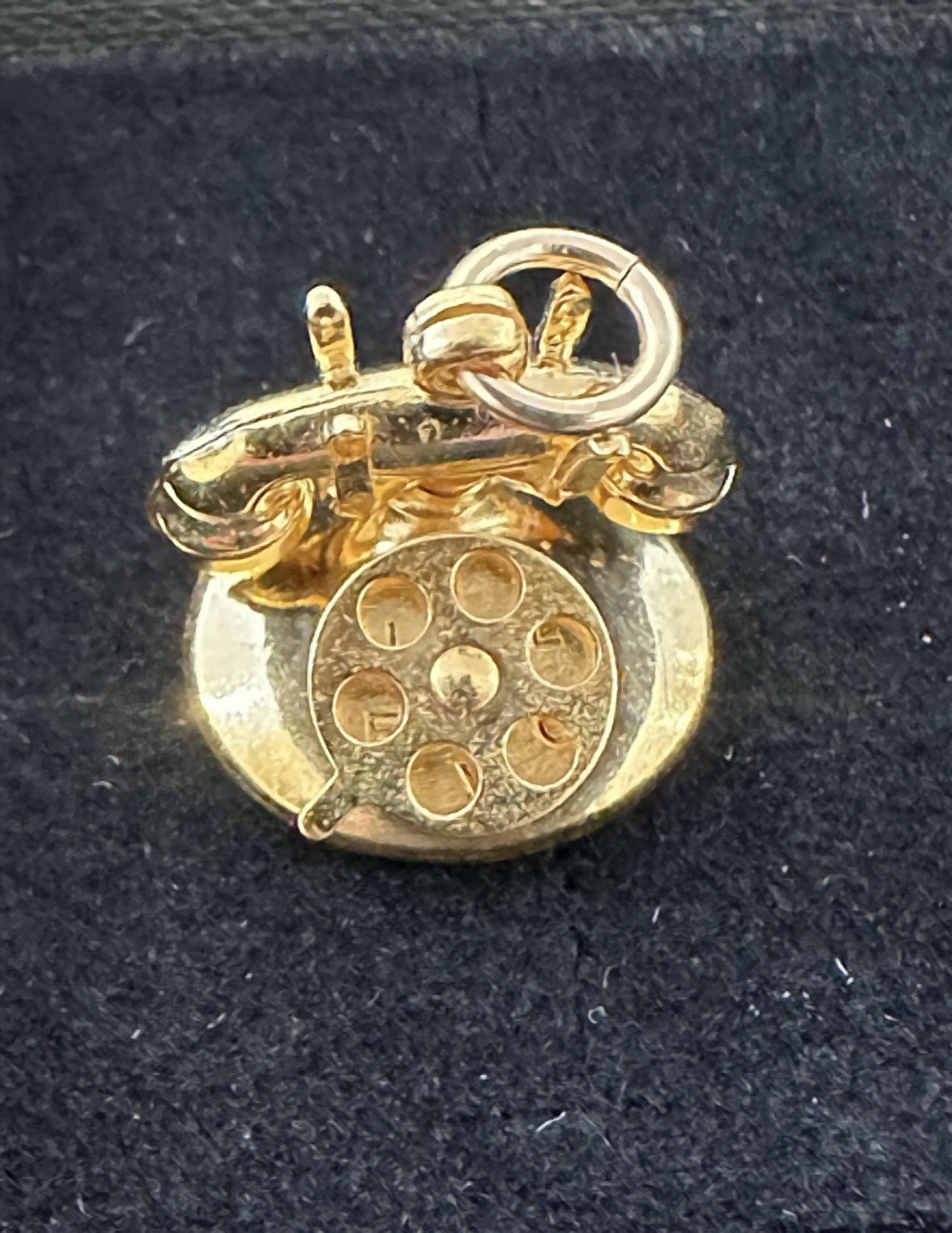 Azi Rasson - Women's Vintage Rotary Phone Medium Charm