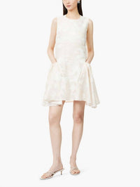 Stine Goya - Romantic Ruffling Sleeveless Mini Dress