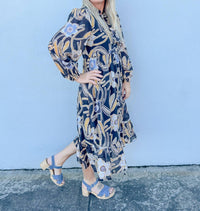 Jodifl - Somewhere Out There Floral Print Midi Dress